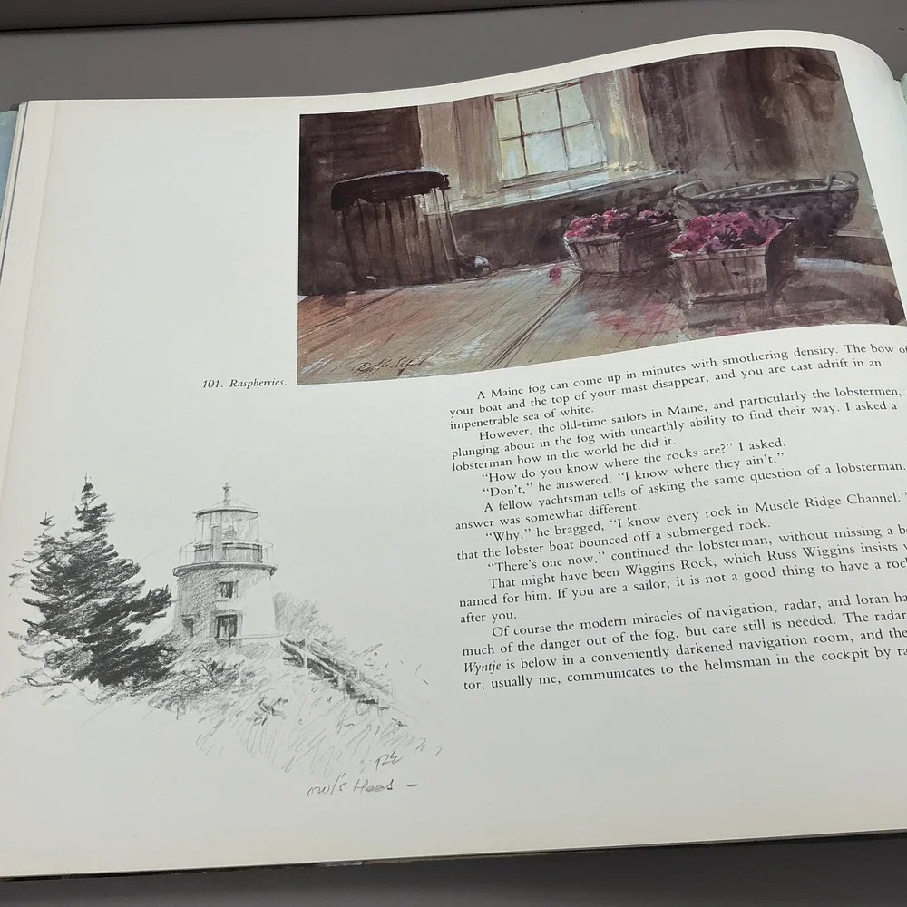North by Northeast Ray Ellis Walter Cronkite 1986 First Edition Hardcover Art